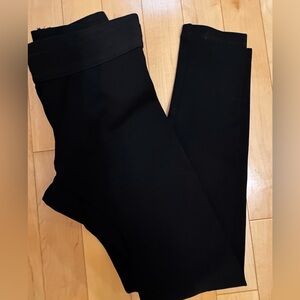 BCBGMAXAZRIA MASON Leggings Black Double Elastic Waistband XS